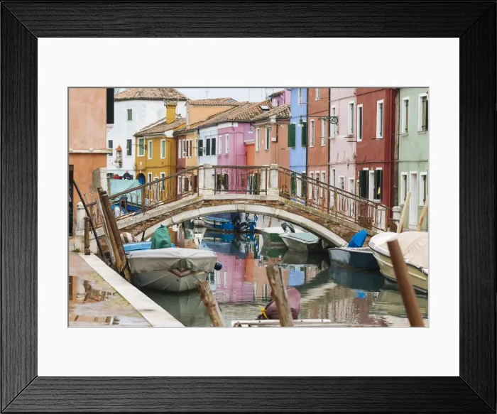 Framed Print : Canal, Burano, Venice, UNESCO World Heritage Site, Veneto Province, Italy, Europe Framed Print : Canal, Burano, Venice, UNESCO World Heritage Site, Veneto Province, Italy, Europe