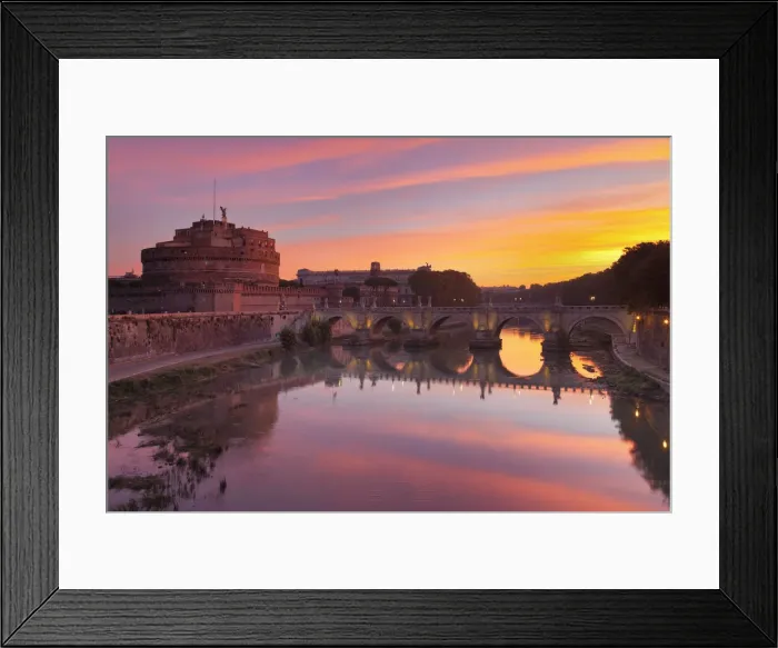 Framed Print : Mausoleum of Hadrian, Castel Sant Angelo, Ponte Sant Angelo Bridge, UNESCO World Heritage Site Framed Print : Mausoleum of Hadrian, Castel Sant Angelo, Ponte Sant Angelo Bridge, UNESCO World Heritage Site