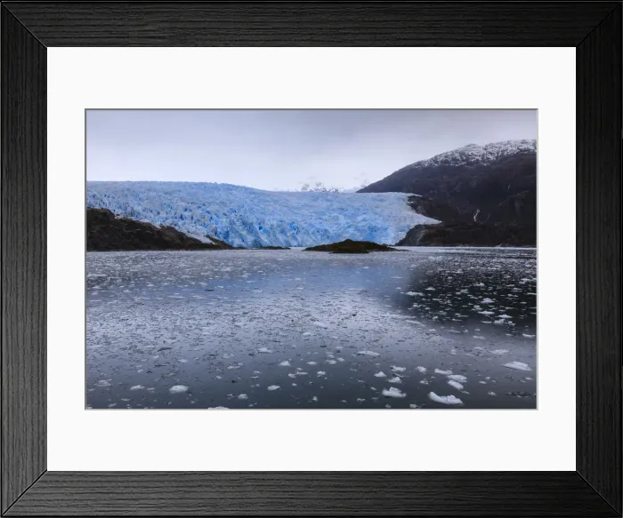 Framed Print : Remote El Brujo Glacier, Asia Fjord, Bernardo O Higgins National Park, Chilean Fjords Framed Print : Remote El Brujo Glacier, Asia Fjord, Bernardo O Higgins National Park, Chilean Fjords