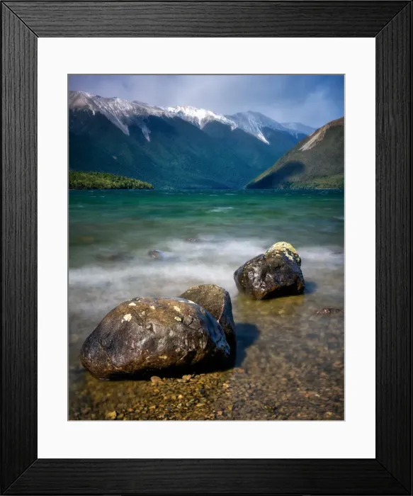 Framed Print : Lake Rotoiti, Nelson Lakes National Park, South Island, New Zealand, Pacific Framed Print : Lake Rotoiti, Nelson Lakes National Park, South Island, New Zealand, Pacific