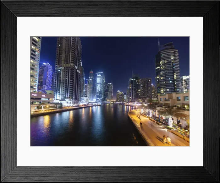 Framed Print : Dubai Marina, Dubai, United Arab Emirates, Middle East Framed Print : Dubai Marina, Dubai, United Arab Emirates, Middle East