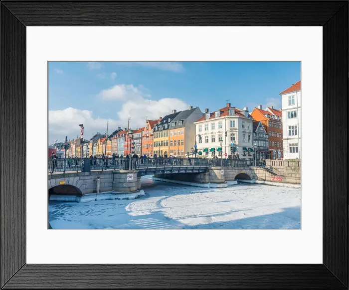 Framed Print : Frozen Mindeankeret, Copenhagen, Denmark, Scandinavia, Europe Framed Print : Frozen Mindeankeret, Copenhagen, Denmark, Scandinavia, Europe