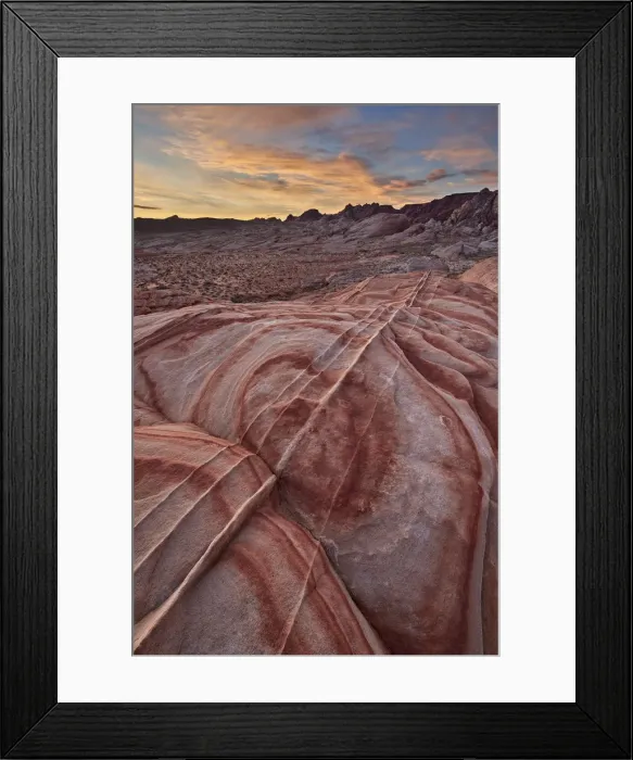 Framed Print : Sandstone forms at dawn, Valley of Fire State Park, Nevada, United States of America Framed Print : Sandstone forms at dawn, Valley of Fire State Park, Nevada, United States of America