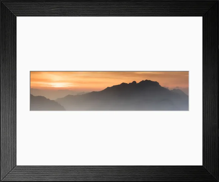 Framed Print : Panoramic of Monte Resegone and Monte Due Mani at dawn, Monte Coltignone, Lecco, Lombardy Framed Print : Panoramic of Monte Resegone and Monte Due Mani at dawn, Monte Coltignone, Lecco, Lombardy