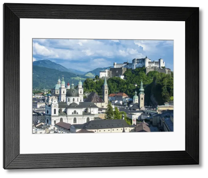 Framed Print : View over Salzburg, Austria, Europe Framed Print : View over Salzburg, Austria, Europe