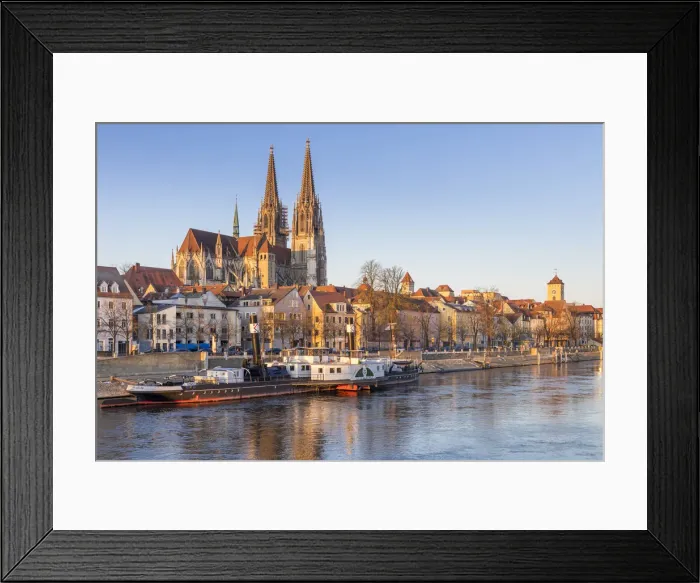 Framed Print : View to the Cathedral of St. Peter, Regensburg, Bavaria, Germany, Europe Framed Print : View to the Cathedral of St. Peter, Regensburg, Bavaria, Germany, Europe