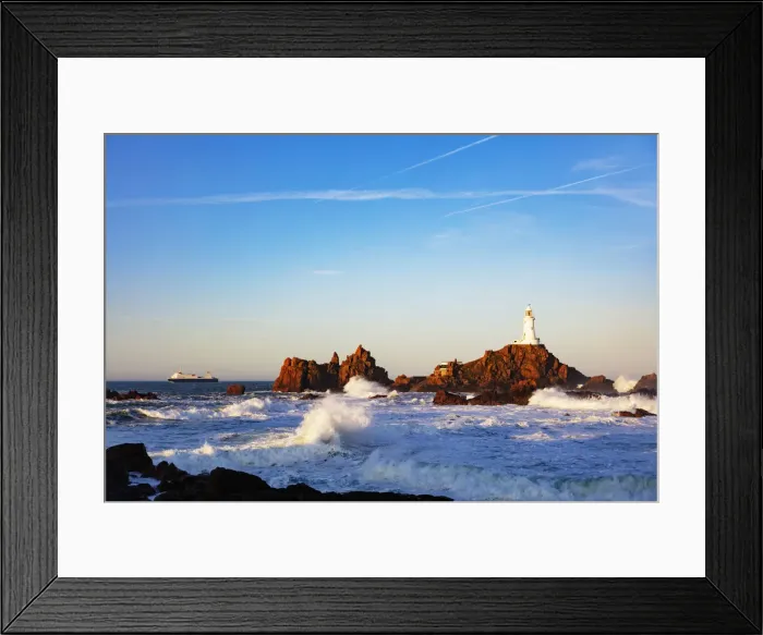 Framed Print : Corbiere Point Lighthouse, Jersey, Channel Islands, United Kingdom, Europe Framed Print : Corbiere Point Lighthouse, Jersey, Channel Islands, United Kingdom, Europe