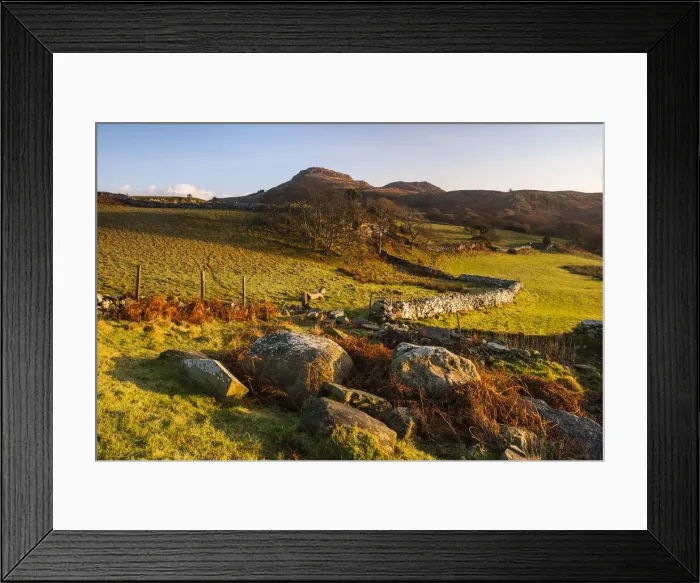 Framed Print : Snowdonia National Park landscape at sunrise, near Porthmadog, North Wales, Wales Framed Print : Snowdonia National Park landscape at sunrise, near Porthmadog, North Wales, Wales