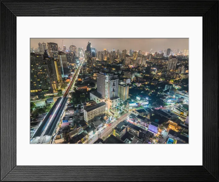 Framed Print : Bangkok at night, Bangkok, Thailand, Southeast Asia, Asia Framed Print : Bangkok at night, Bangkok, Thailand, Southeast Asia, Asia