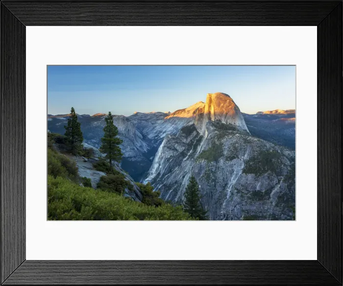 Framed Print : Half Dome at dusk from Glacier Point above Yosemite Valley, UNESCO World Heritage Site Framed Print : Half Dome at dusk from Glacier Point above Yosemite Valley, UNESCO World Heritage Site