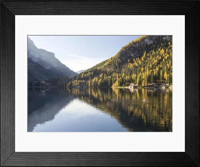 Framed Print : Lago di Alleghe in the Dolomites, Belluno, Veneto, Italy, Europe Framed Print : Lago di Alleghe in the Dolomites, Belluno, Veneto, Italy, Europe