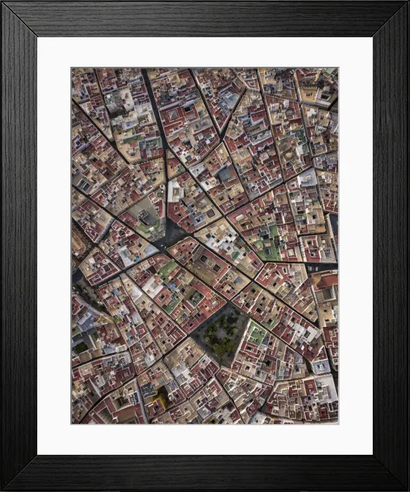 Framed Print : Aerial view of Cadiz, by drone, Andalucia, Spain, Europe Framed Print : Aerial view of Cadiz, by drone, Andalucia, Spain, Europe