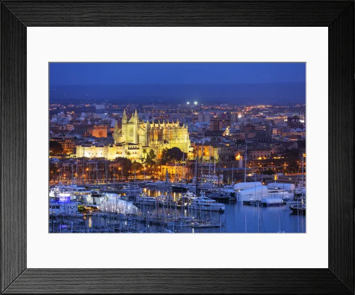 Framed Print : La Seu Cathedral, Palma de Mallorca, Majorca, Balearic Islands, Spain, Mediterranean Framed Print : La Seu Cathedral, Palma de Mallorca, Majorca, Balearic Islands, Spain, Mediterranean