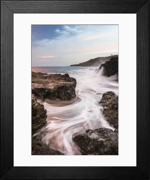 Framed Print : Montezuma Beach at sunset, Nicoya Peninsula, Puntarenas, Costa Rica, Central America Framed Print : Montezuma Beach at sunset, Nicoya Peninsula, Puntarenas, Costa Rica, Central America