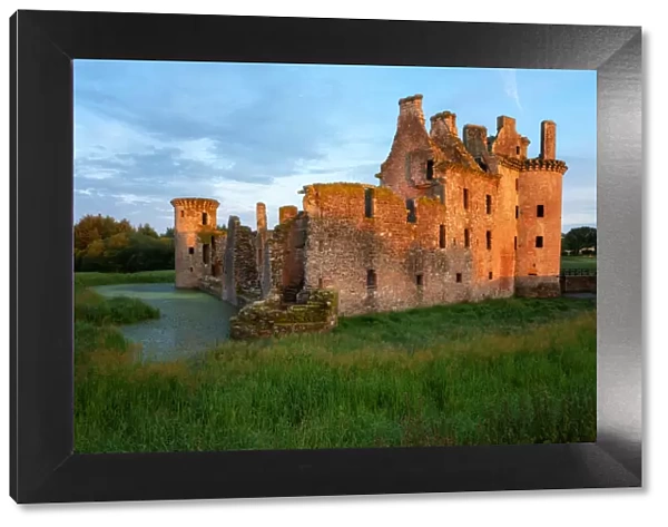 Caerlaverock Castle, Dumfries and Galloway, Scotland, United Kingdom, Europe