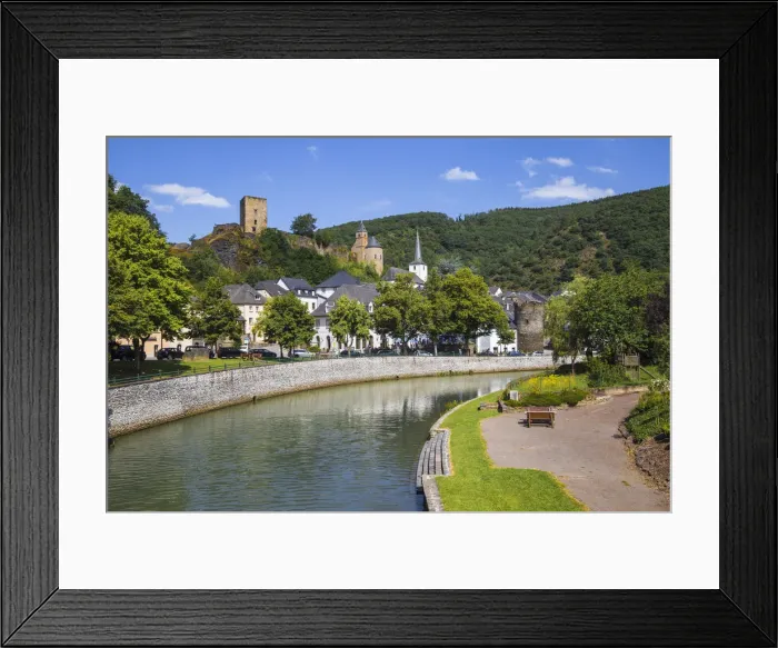 Framed Print : Esch-sur-Sure, Luxembourg, Europe Framed Print : Esch-sur-Sure, Luxembourg, Europe