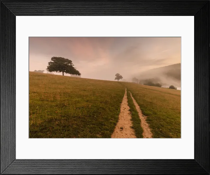 Framed Print : Early Autumn (Fall) mist, dawn, Chatsworth Park, Peak District National Park, Chesterfield Framed Print : Early Autumn (Fall) mist, dawn, Chatsworth Park, Peak District National Park, Chesterfield