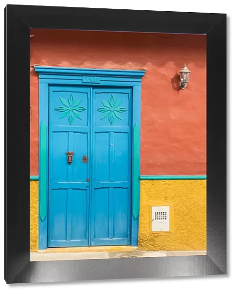 Colourful colonial architecture in Jerico, Antioquia, Colombia, South America