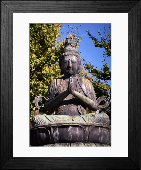 Framed Print : Kannon Bosatsu Buddha sculpture at the Sensoji Temple in Asakusa, Tokyo, Japan, Asia Framed Print : Kannon Bosatsu Buddha sculpture at the Sensoji Temple in Asakusa, Tokyo, Japan, Asia