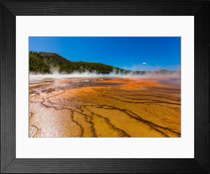 Framed Print : Grand Prismatic Spring in Yellowstone National Park Framed Print : Grand Prismatic Spring in Yellowstone National Park