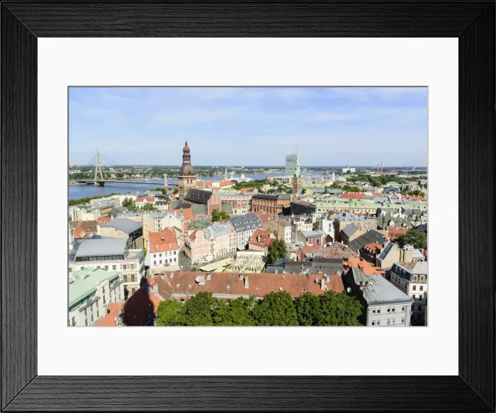 Framed Print : View of Old Town, Riga, Latvia Framed Print : View of Old Town, Riga, Latvia