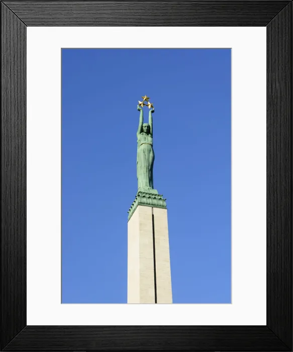 Framed Print : The Freedom Monument, Riga, Latvia Framed Print : The Freedom Monument, Riga, Latvia