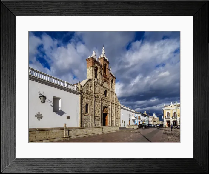 Framed Print : San Pedro Cathedral, Maldonado Park, Riobamba, Chimborazo Province, Ecuador Framed Print : San Pedro Cathedral, Maldonado Park, Riobamba, Chimborazo Province, Ecuador