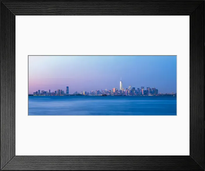 Framed Print : Manhattan and New Jersey Skyline from Staten Island, New York, United States of America Framed Print : Manhattan and New Jersey Skyline from Staten Island, New York, United States of America