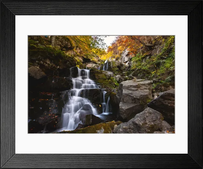 Framed Print : Autumn at the Dardagna waterfalls, Tosco Emiliano Apennines, Apuan Alps, Lizzano in Belvedere Framed Print : Autumn at the Dardagna waterfalls, Tosco Emiliano Apennines, Apuan Alps, Lizzano in Belvedere