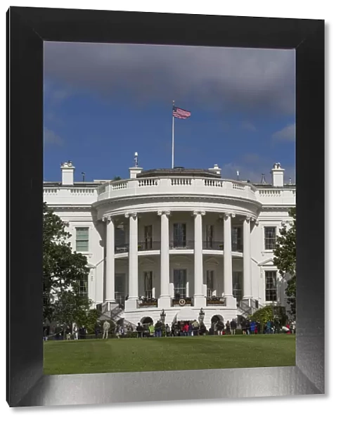 South Portico, White House, Washington D. C. USA