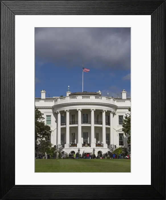 Framed Print : South Portico, White House, Washington D. C. USA Framed Print : South Portico, White House, Washington D. C. USA