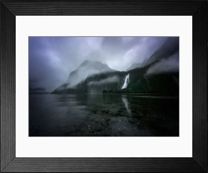 Framed Print : Lady Bowen Falls, Milford Sound, Fiordland National Park, UNESCO World Heritage Site Framed Print : Lady Bowen Falls, Milford Sound, Fiordland National Park, UNESCO World Heritage Site