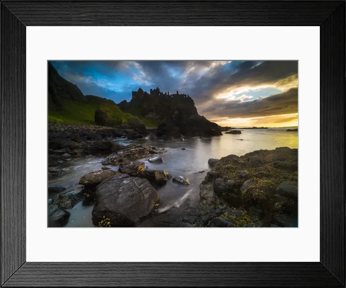 Framed Print : Dunluce Castle, County Antrim, Northern Ireland Framed Print : Dunluce Castle, County Antrim, Northern Ireland