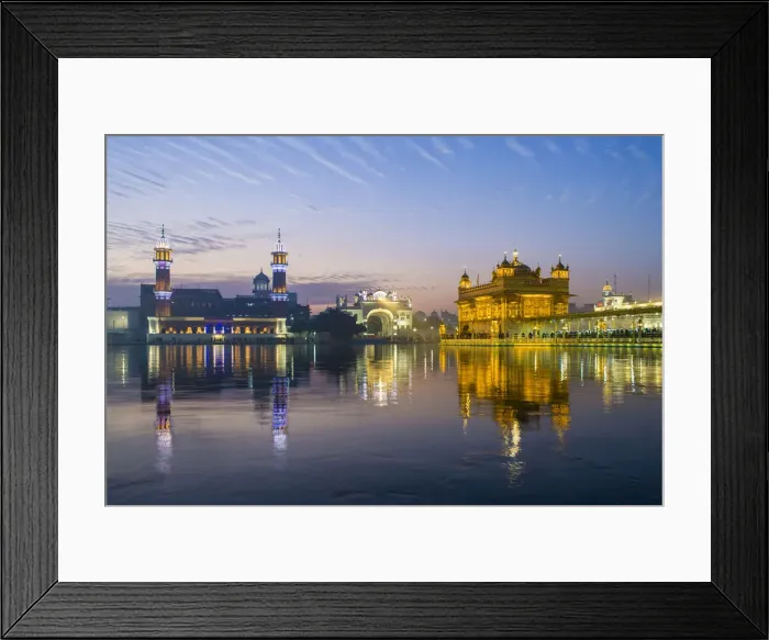 Framed Print : India, Punjab, Amritsar, - Golden Temple, The Harmandir Sahib, Amrit Sagar - lake of Nectar Framed Print : India, Punjab, Amritsar, - Golden Temple, The Harmandir Sahib, Amrit Sagar - lake of Nectar