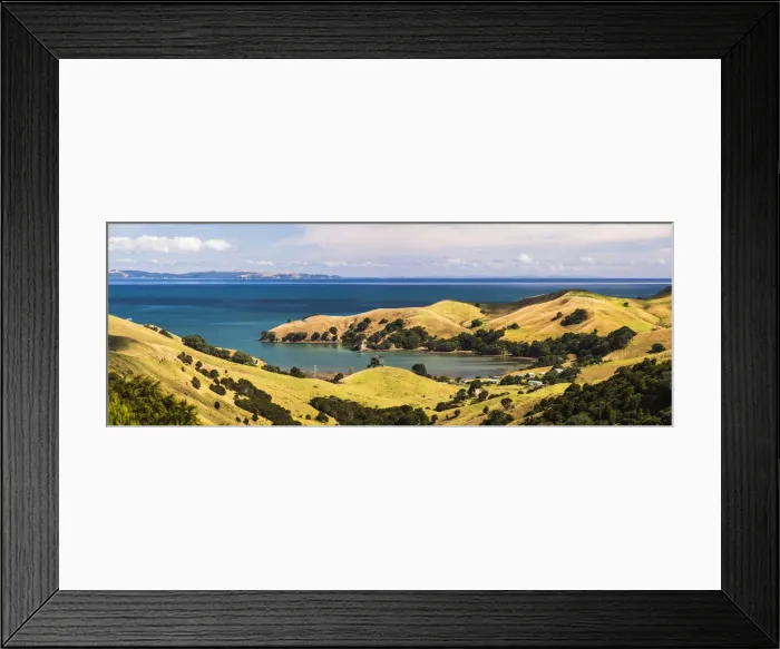 Framed Print : West Coast of Coromandel Peninsula, New Zealand North Island Framed Print : West Coast of Coromandel Peninsula, New Zealand North Island