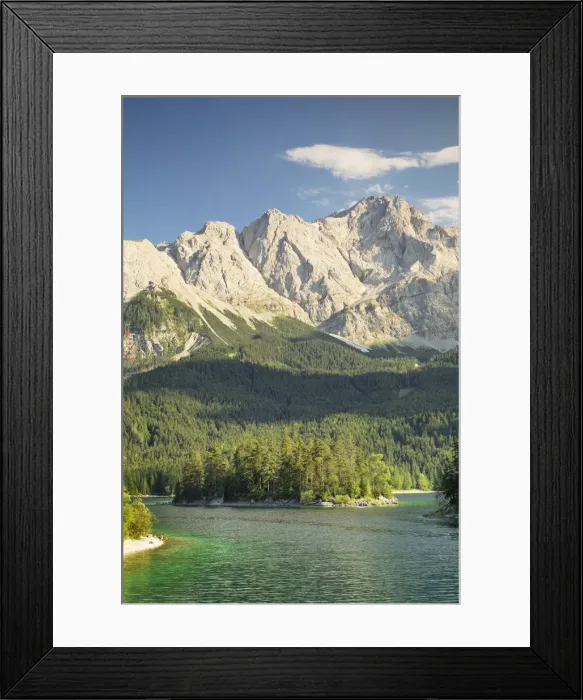 Framed Print : Eibsee Lake and Zugspitze Mountain, near Grainau, Werdenfelser Land range, Upper Bavaria Framed Print : Eibsee Lake and Zugspitze Mountain, near Grainau, Werdenfelser Land range, Upper Bavaria