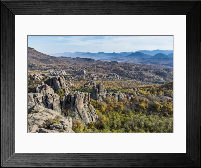 Framed Print : Kaleto Rock Fortress, overlook over the rock formations, Belogradchik, Bulgaria Framed Print : Kaleto Rock Fortress, overlook over the rock formations, Belogradchik, Bulgaria
