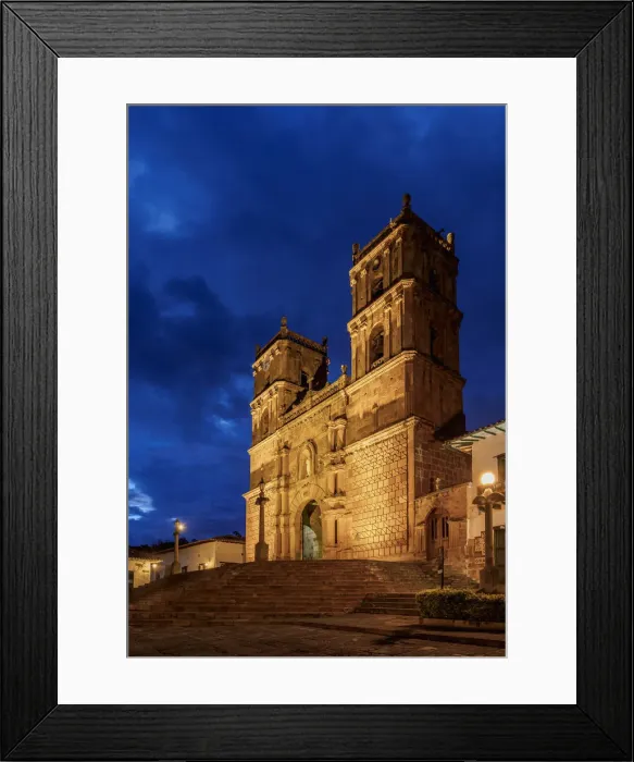 Framed Print : La Inmaculada Concepcion Cathedral at dusk, Barichara, Santander Department, Colombia Framed Print : La Inmaculada Concepcion Cathedral at dusk, Barichara, Santander Department, Colombia