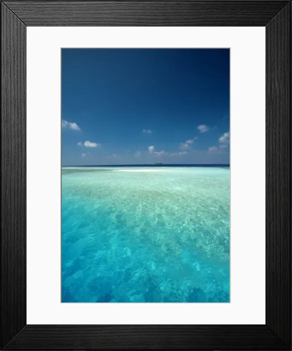 Framed Print : Maldives Tropical beach Framed Print : Maldives Tropical beach