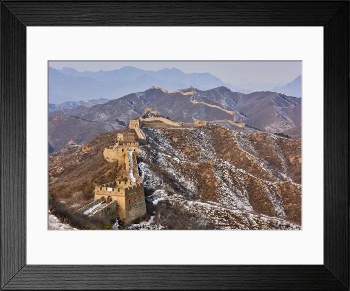 Framed Print : China, Hebei province, Great Wall of China, Jinshanling and Simatai section, Unesco Framed Print : China, Hebei province, Great Wall of China, Jinshanling and Simatai section, Unesco