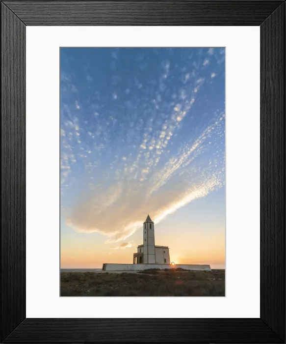 Framed Print : Church Almadraba de Monteleva (Iglesia de Las Salinas), Cabo de Gata National Park Framed Print : Church Almadraba de Monteleva (Iglesia de Las Salinas), Cabo de Gata National Park