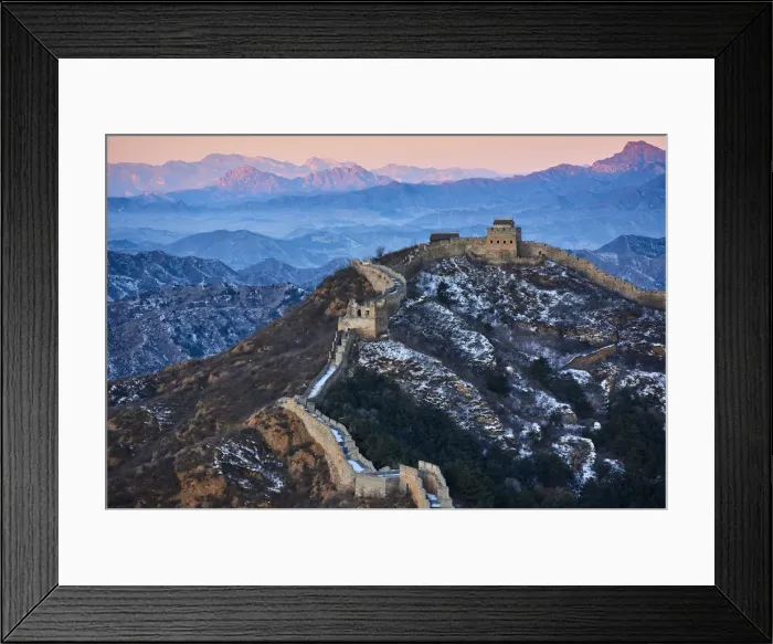 Framed Print : China, Hebei province, Great Wall of China, Jinshanling and Simatai section, Unesco