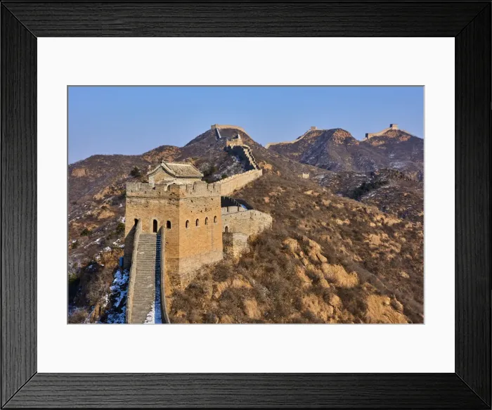 Framed Print : China, Hebei province, Great Wall of China, Jinshanling and Simatai section, Unesco Framed Print : China, Hebei province, Great Wall of China, Jinshanling and Simatai section, Unesco