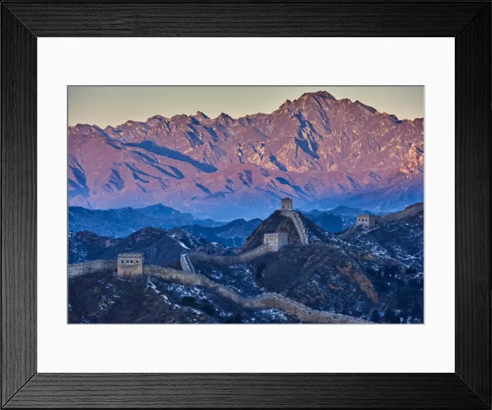 Framed Print : China, Hebei province, Great Wall of China, Jinshanling and Simatai section, Unesco Framed Print : China, Hebei province, Great Wall of China, Jinshanling and Simatai section, Unesco