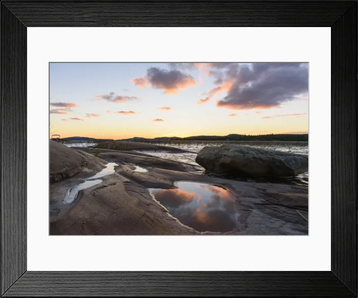 Framed Print : Georgian Bay, Lake Huron at dusk, Killarney, Ontario, Canada Framed Print : Georgian Bay, Lake Huron at dusk, Killarney, Ontario, Canada