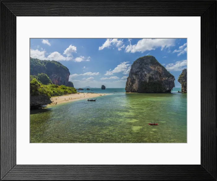 Framed Print : Karst landscapes in Railay, Ao Nang, Krabi Province, Thailand, Southeast Asia, Asia Framed Print : Karst landscapes in Railay, Ao Nang, Krabi Province, Thailand, Southeast Asia, Asia