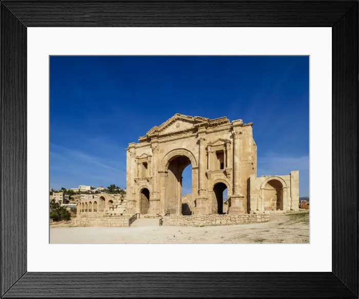 Framed Print : Hadrians Arch, Jerash, Jerash Governorate, Jordan, Middle East Framed Print : Hadrians Arch, Jerash, Jerash Governorate, Jordan, Middle East