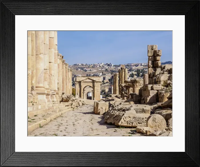 Framed Print : Colonnaded Street (Cardo), Jerash, Jerash Governorate, Jordan, Middle East Framed Print : Colonnaded Street (Cardo), Jerash, Jerash Governorate, Jordan, Middle East