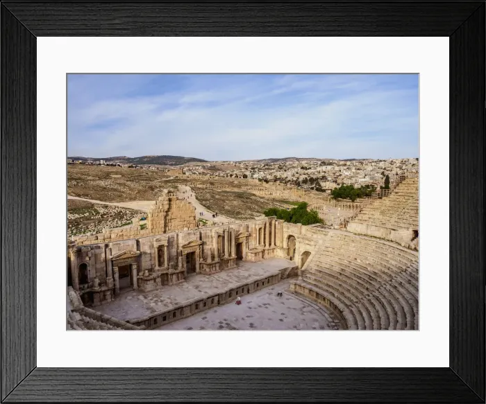 Framed Print : South Theatre, Jerash, Jerash Governorate, Jordan, Middle East Framed Print : South Theatre, Jerash, Jerash Governorate, Jordan, Middle East