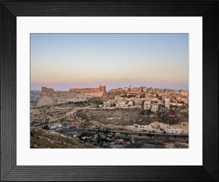 Framed Print : Kerak Castle at sunrise, Al-Karak, Karak Governorate, Jordan, Middle East Framed Print : Kerak Castle at sunrise, Al-Karak, Karak Governorate, Jordan, Middle East